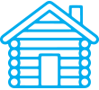 Les bungalows face à l’océan